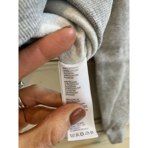 NWT $88‎ Rebecca Minkoff Girl Power Girl Pwr Gray Pink Crew Neck Sweater XXS - Picture 5 of 7